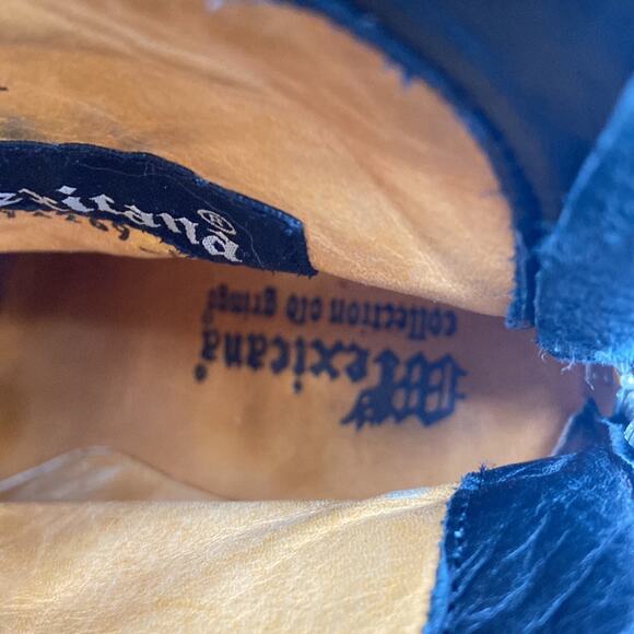 Mexicana old gringo black leather studded ankle boots - Picture 11 of 12